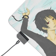 Load image into Gallery viewer, Durarara!! Izaya Orihara RGB LED Mouse Pad (Desk Mat)
