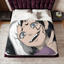 Load image into Gallery viewer, Anime Dr. Stone Sherpa Blanket
