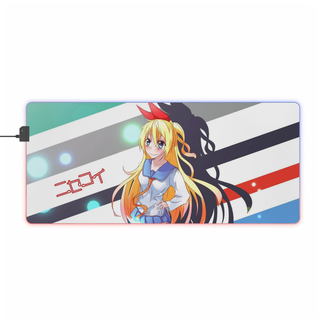 Nisekoi Chitoge Kirisaki RGB LED Mouse Pad (Desk Mat)