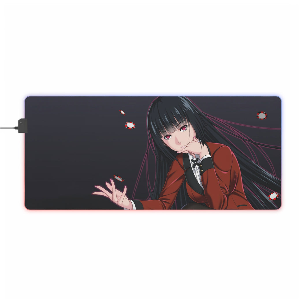 Kakegurui Yumeko Jabami RGB LED Mouse Pad (Desk Mat)