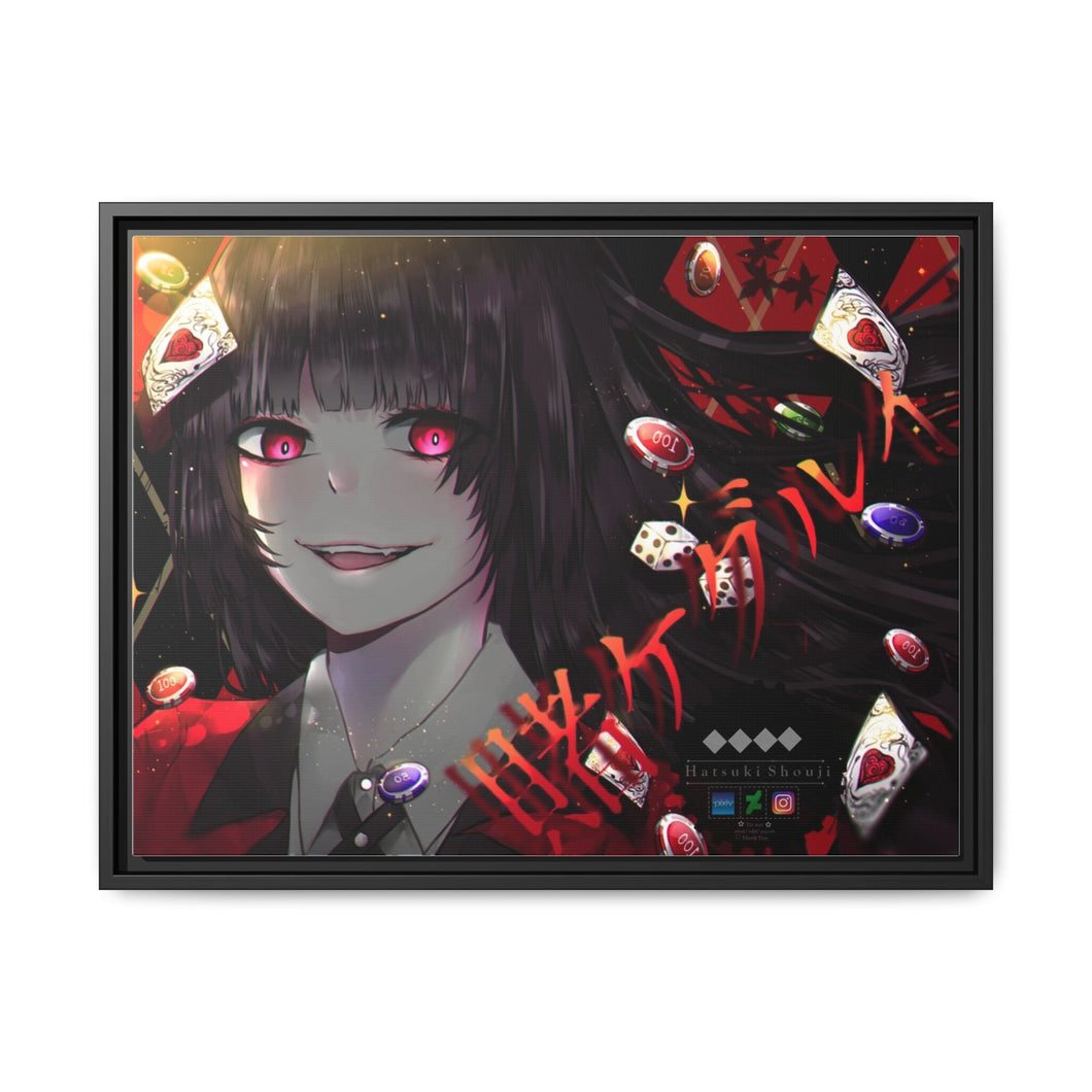 Kakegurui Yumeko Jabami Canvas Framed Art Print
