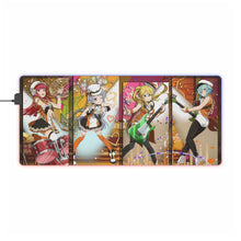 Load image into Gallery viewer, Memory Defrag Rainbow Sky Banner RGB LED Mouse Pad (Desk Mat)
