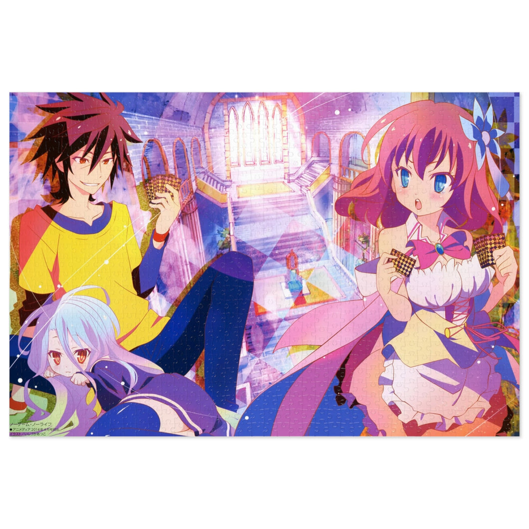 Shiro,Sora and Stephanie Jigsaw Puzzle