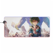 Load image into Gallery viewer, My Hero Academia Izuku Midoriya RGB LED Mouse Pad (Desk Mat)

