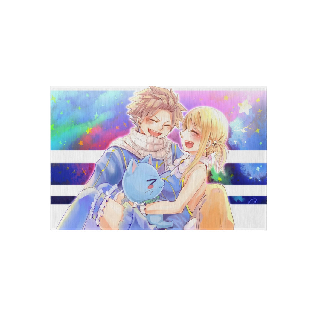 Fairy Tail Natsu Dragneel, Lucy Heartfilia, Happy Rug