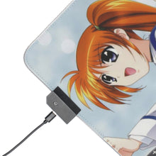 Load image into Gallery viewer, Magical Girl Lyrical Nanoha RGB LED Mouse Pad (Desk Mat)
