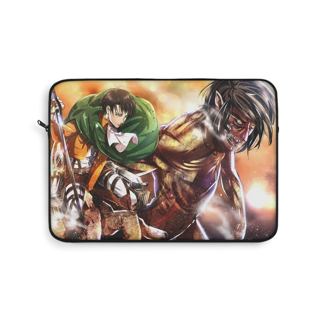 Levi and Eren (Titan) Laptop Sleeve