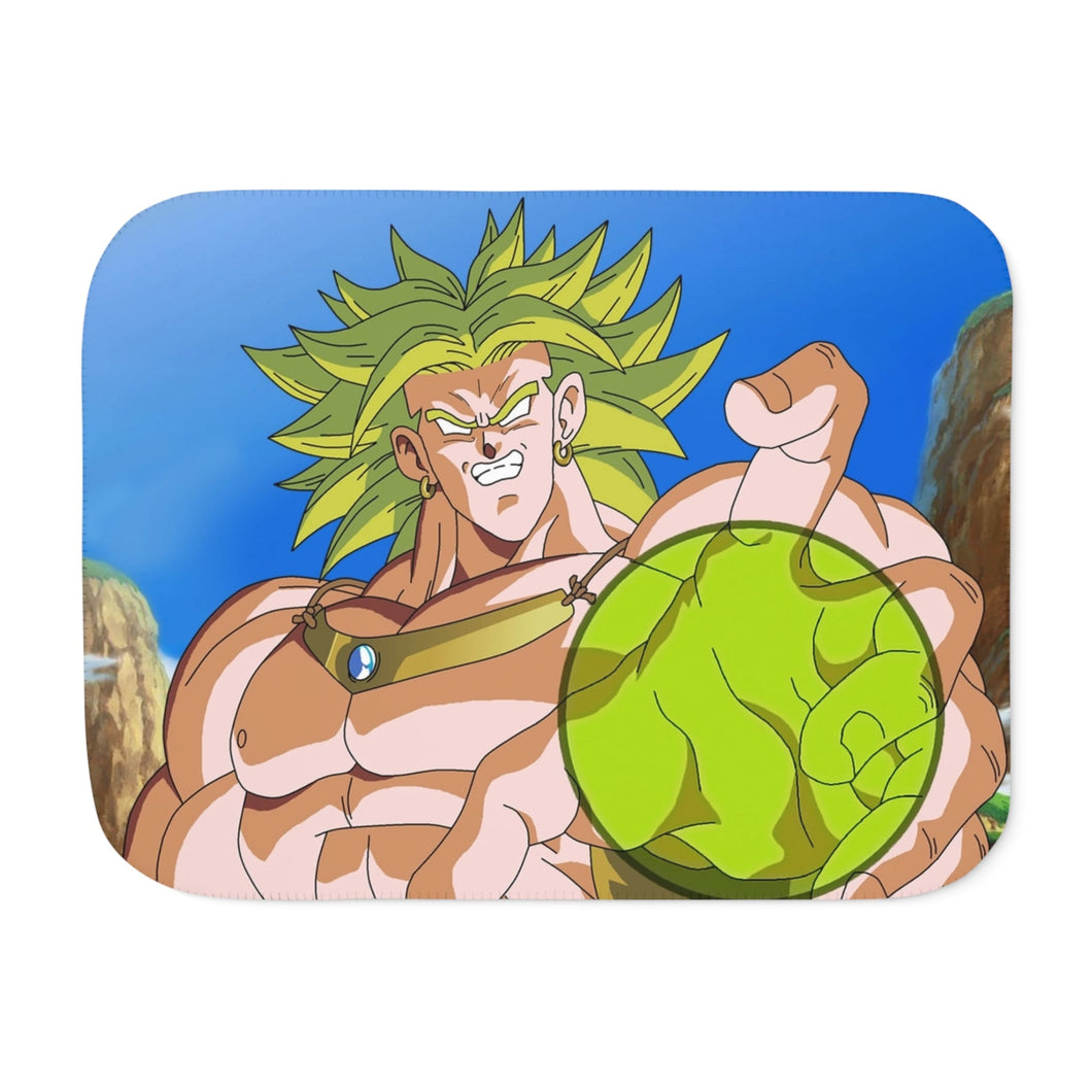 Legendary Super Saiyan Broly Sherpa Blanket
