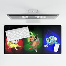 Load image into Gallery viewer, Fennekin, Chespin, and Froakie Mouse Pad (Desk Mat)

