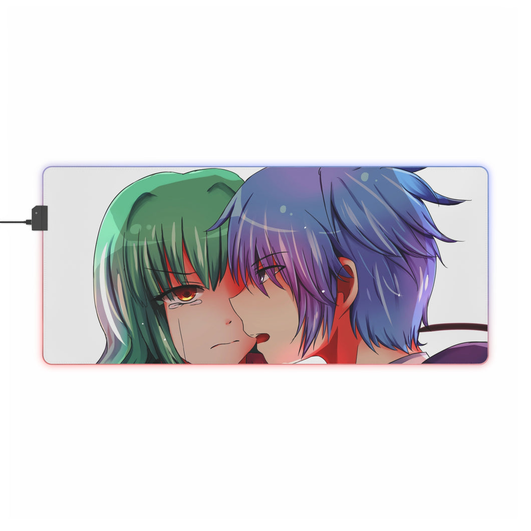 Nagisa and Kaede RGB LED Mouse Pad (Desk Mat)