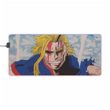 Load image into Gallery viewer, My Hero Academia All Might RGB LED Mouse Pad (Desk Mat)

