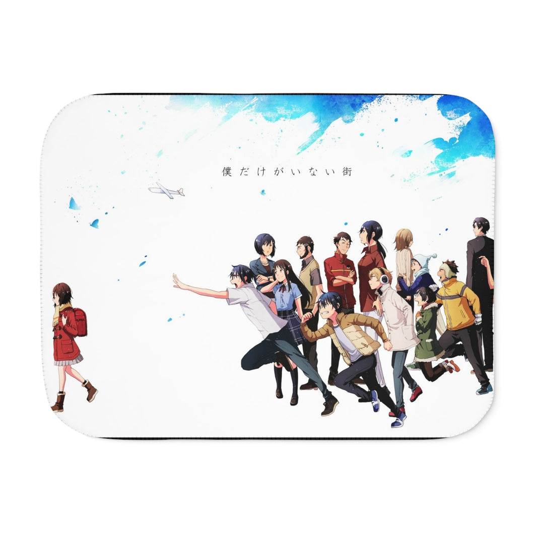 Anime ERASED Sherpa Blanket