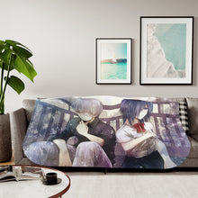 Load image into Gallery viewer, Anime Tokyo Ghoul Sherpa Blanket
