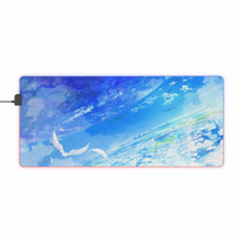 Load image into Gallery viewer, Birds Flying above the clouds RGB LED Mouse Pad (Desk Mat)

