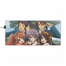 Load image into Gallery viewer, The Melancholy Of Haruhi Suzumiya RGB LED Mouse Pad (Desk Mat)
