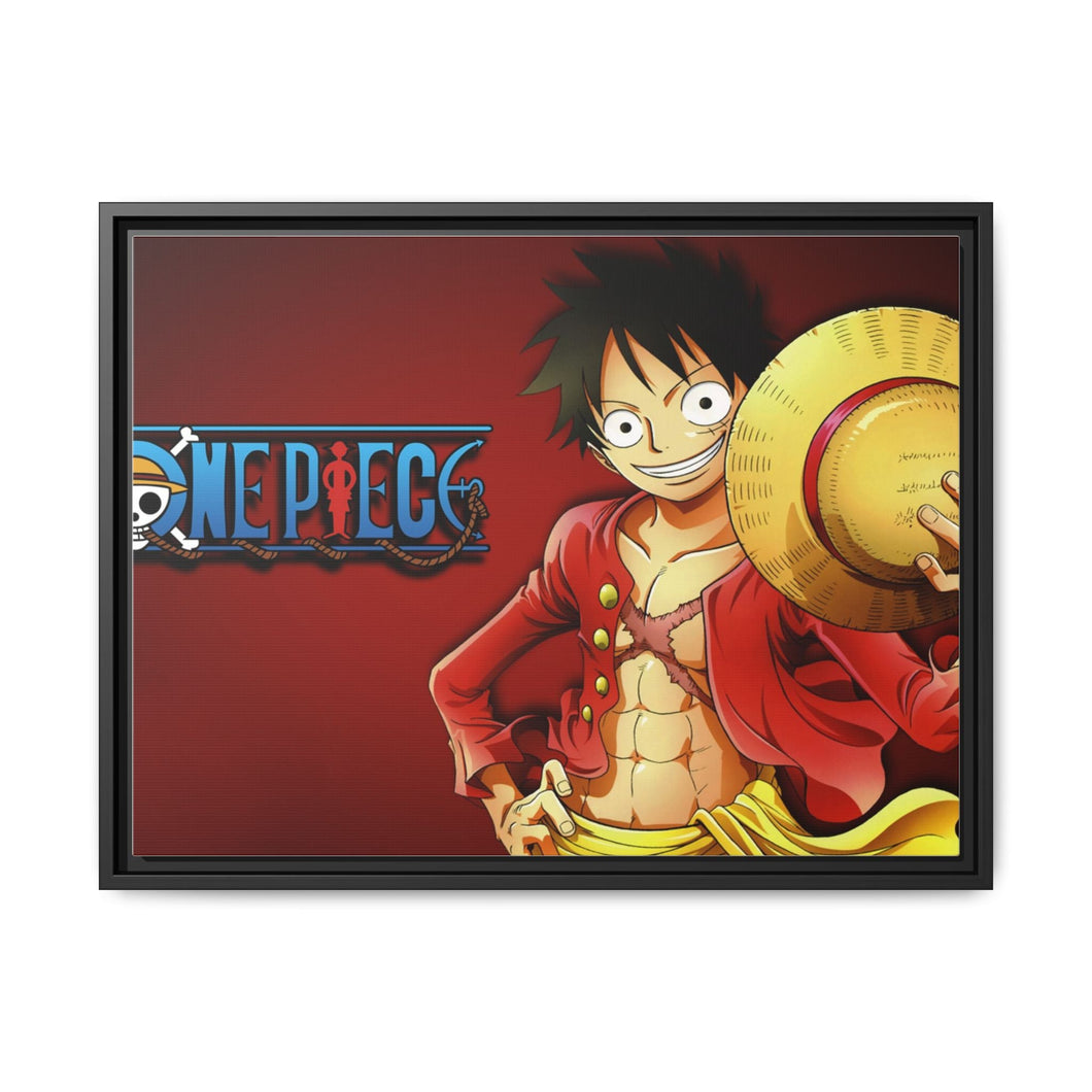 Monkey D. Luffy Canvas Framed Art Print
