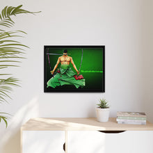 Load image into Gallery viewer, Roronoa Zoro, Santōryū Canvas Framed Art Print
