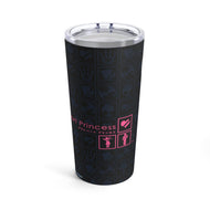 Glass Heart Princess Tumbler 20oz