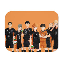 Load image into Gallery viewer, Haikyuu!! - Karasuno Team Sherpa Blanket
