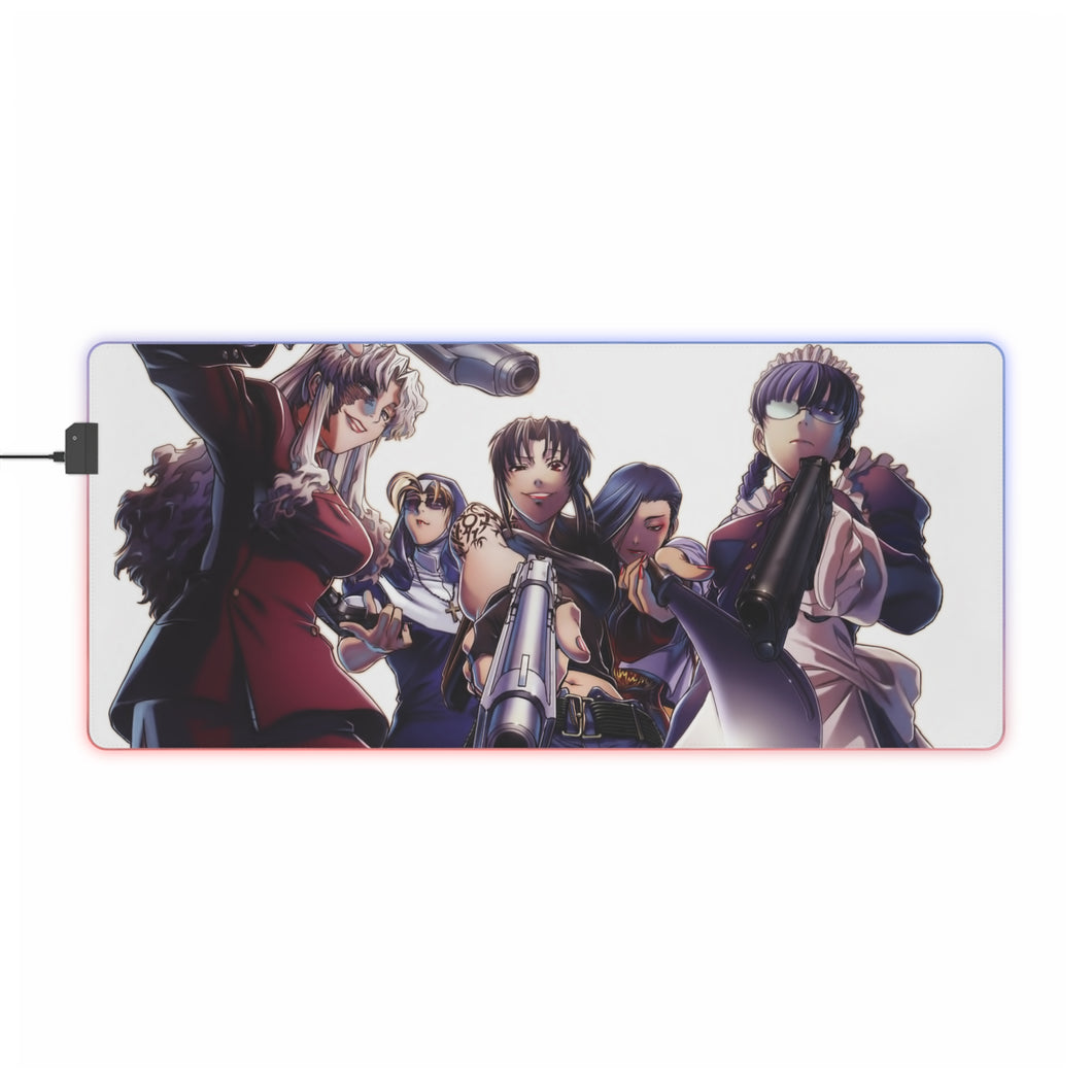 Black Lagoon RGB LED Mouse Pad (Desk Mat)