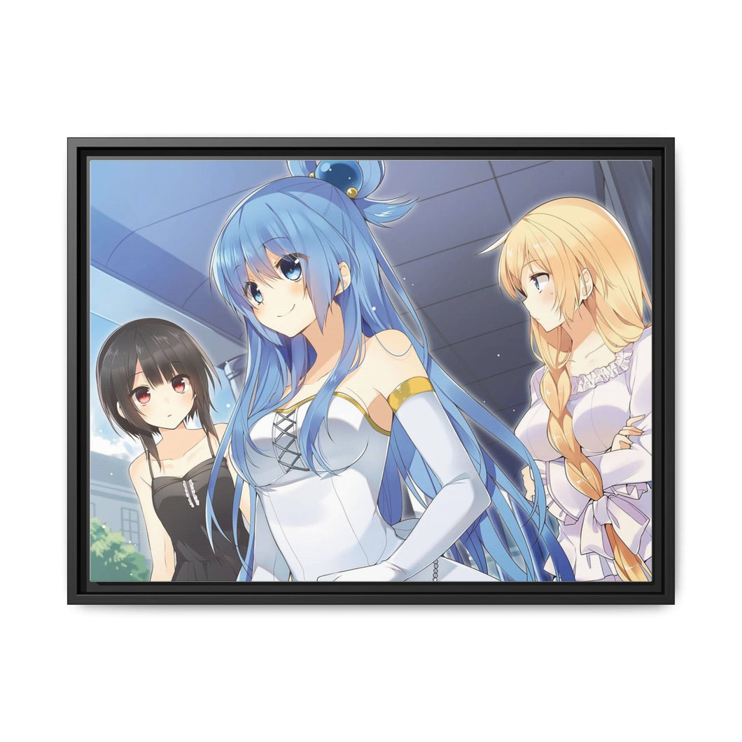 Anime KonoSuba - God’s blessing on this wonderful world!! Canvas Framed Art Print