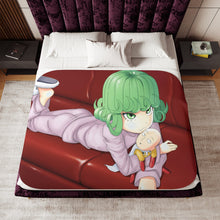 Load image into Gallery viewer, Tatsumaki (and Saitama) Sherpa Blanket
