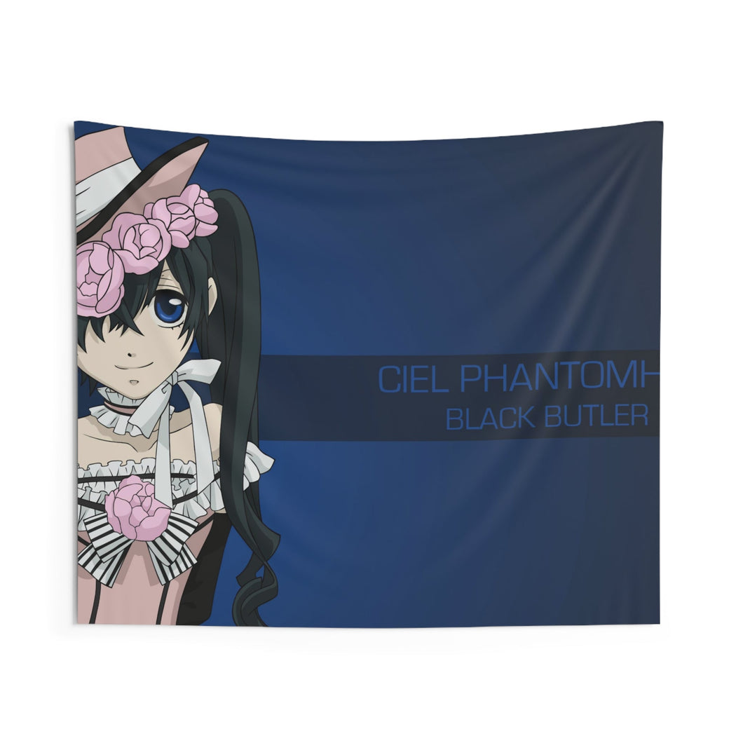 Black Butler Indoor Wall Tapestry