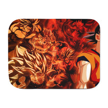 Load image into Gallery viewer, Goku All Forms Sherpa Blanket
