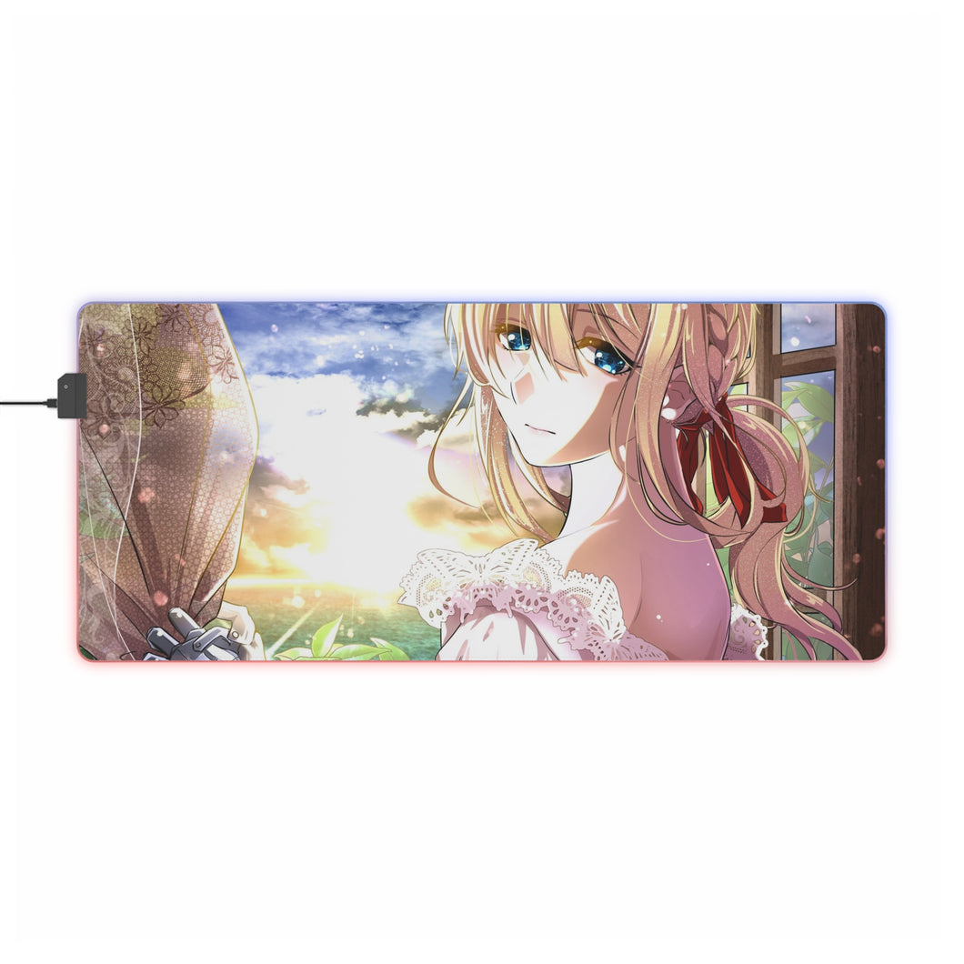 Violet Evergarden RGB LED Mouse Pad (Desk Mat)