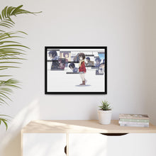 Load image into Gallery viewer, Anime ERASED Canvas Framed Art Print
