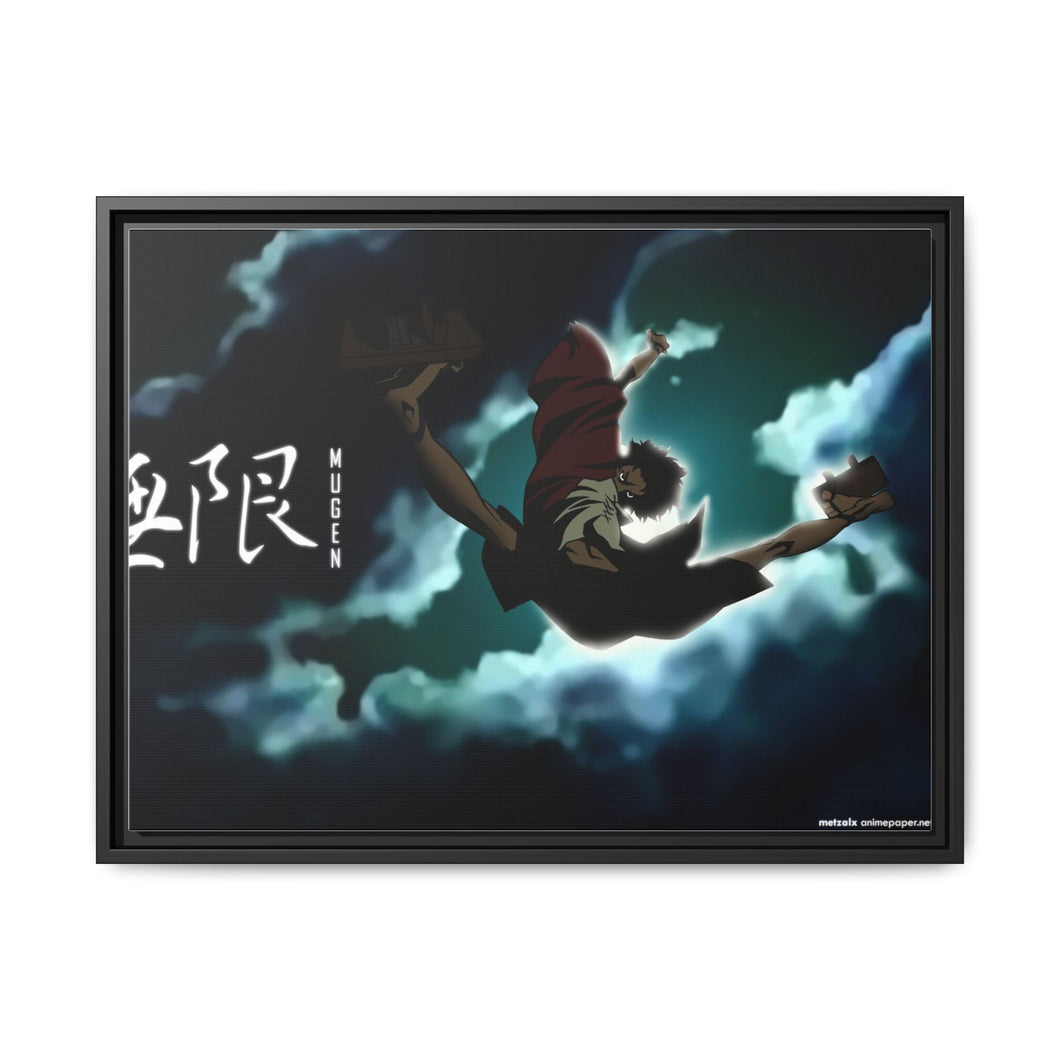 Anime Samurai Champloo Canvas Framed Art Print