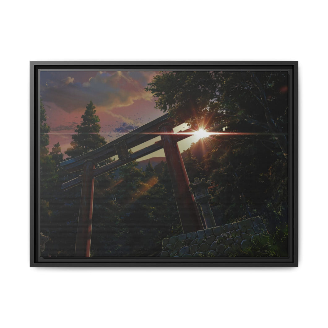 Your Name. Canvas Framed Art Print