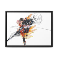 Aerodynamica Canvas Framed Art Print