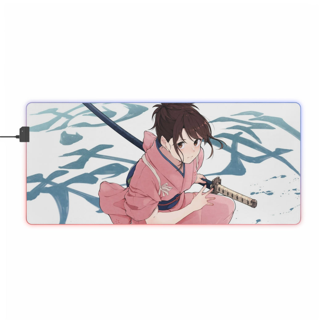 Anime Gintama RGB LED Mouse Pad (Desk Mat)