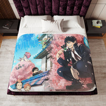 Load image into Gallery viewer, Ao No Exorcist Sherpa Blanket
