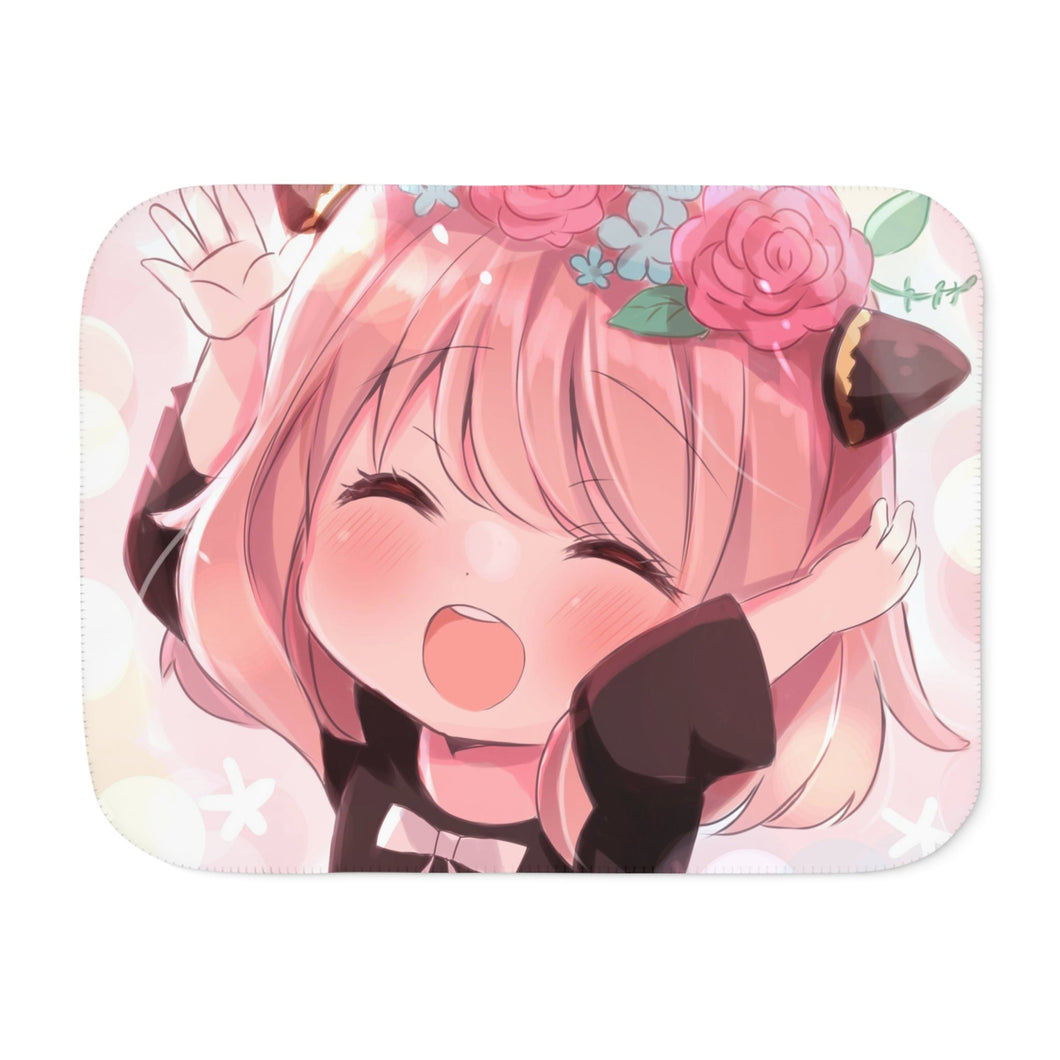 Anime Spy x Family Sherpa Blanket