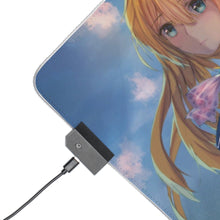 Load image into Gallery viewer, Violet Evergarden RGB LED Mouse Pad (Desk Mat)
