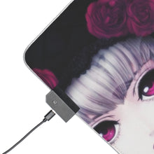 Load image into Gallery viewer, Gothic Anime Girl RGB LED Mouse Pad (Desk Mat)
