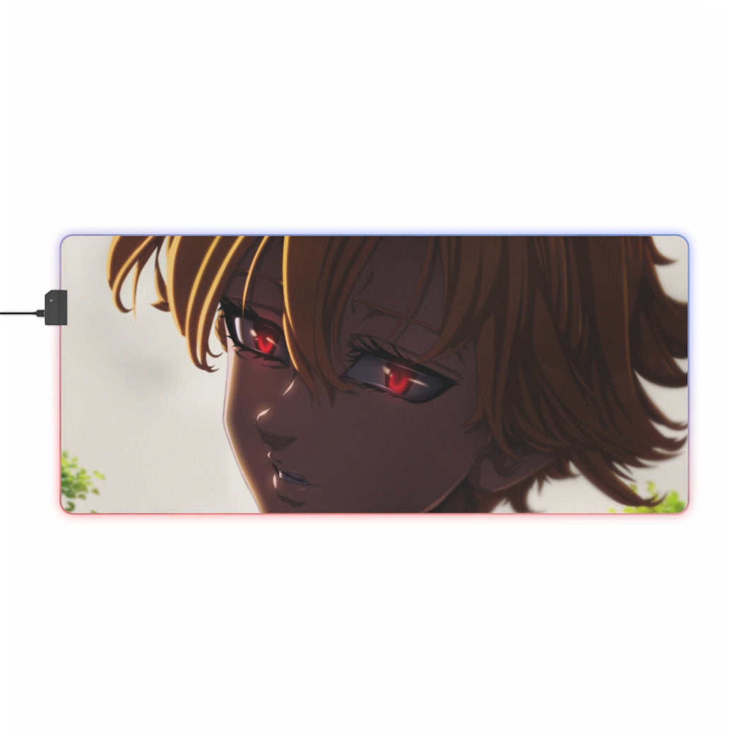 The Seven Deadly Sins Meliodas RGB LED Mouse Pad (Desk Mat)