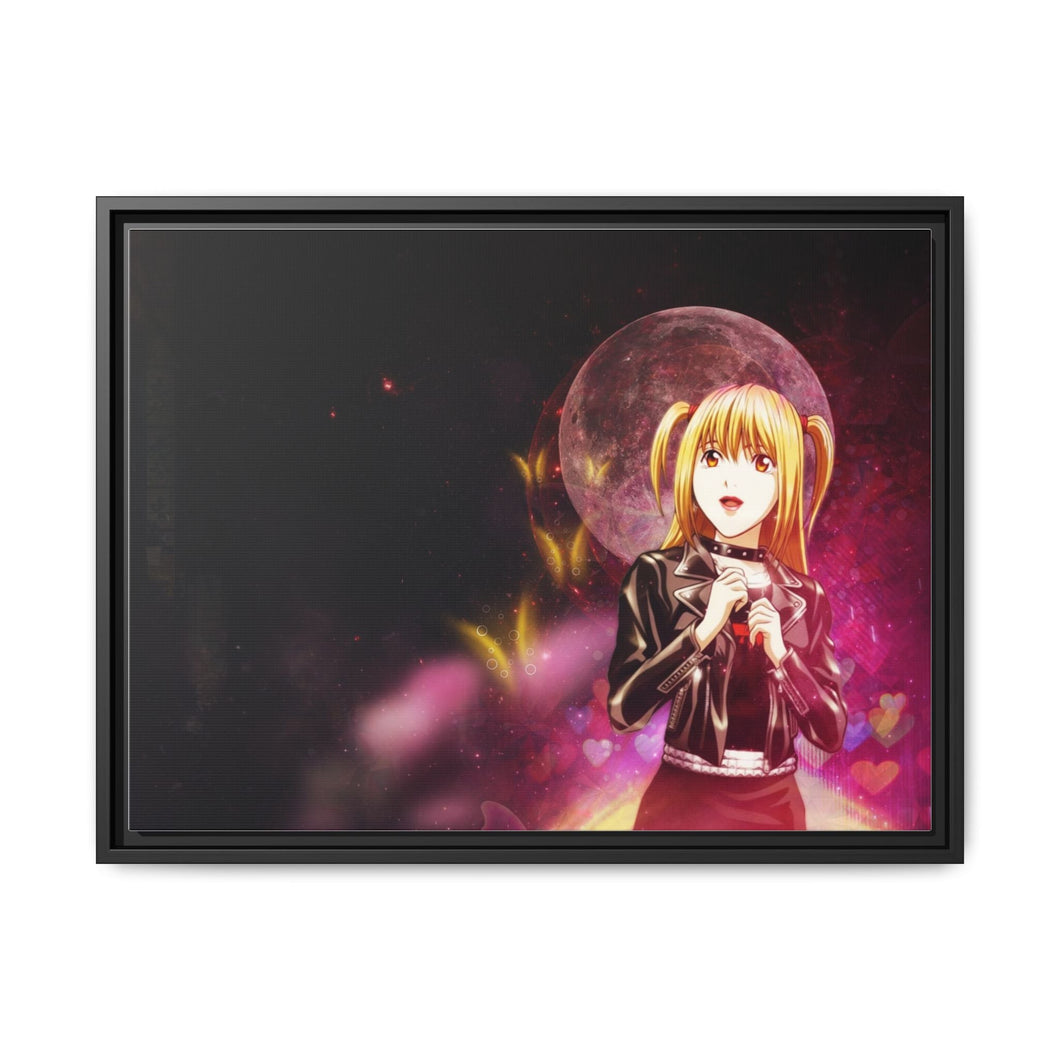 Anime Death Note Canvas Framed Art Print