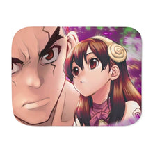 Load image into Gallery viewer, Anime Dr. Stone Sherpa Blanket
