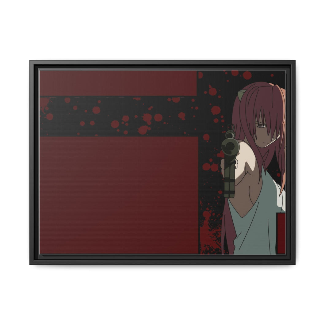 Anime Elfen Lied Canvas Framed Art Print