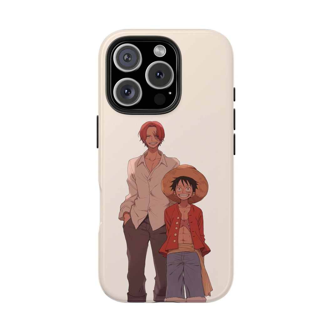 One Piece Luffy And Shanks iPhone Cases