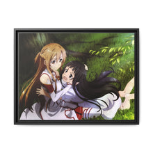 Load image into Gallery viewer, Asuna and Yuuki Canvas Framed Art Print
