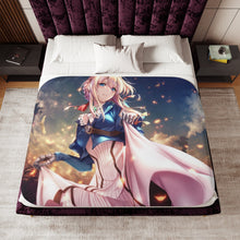Load image into Gallery viewer, Violet Evergarden Sherpa Blanket

