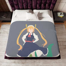 Load image into Gallery viewer, Anime Miss Kobayashi&#39;s Dragon Maid Sherpa Blanket
