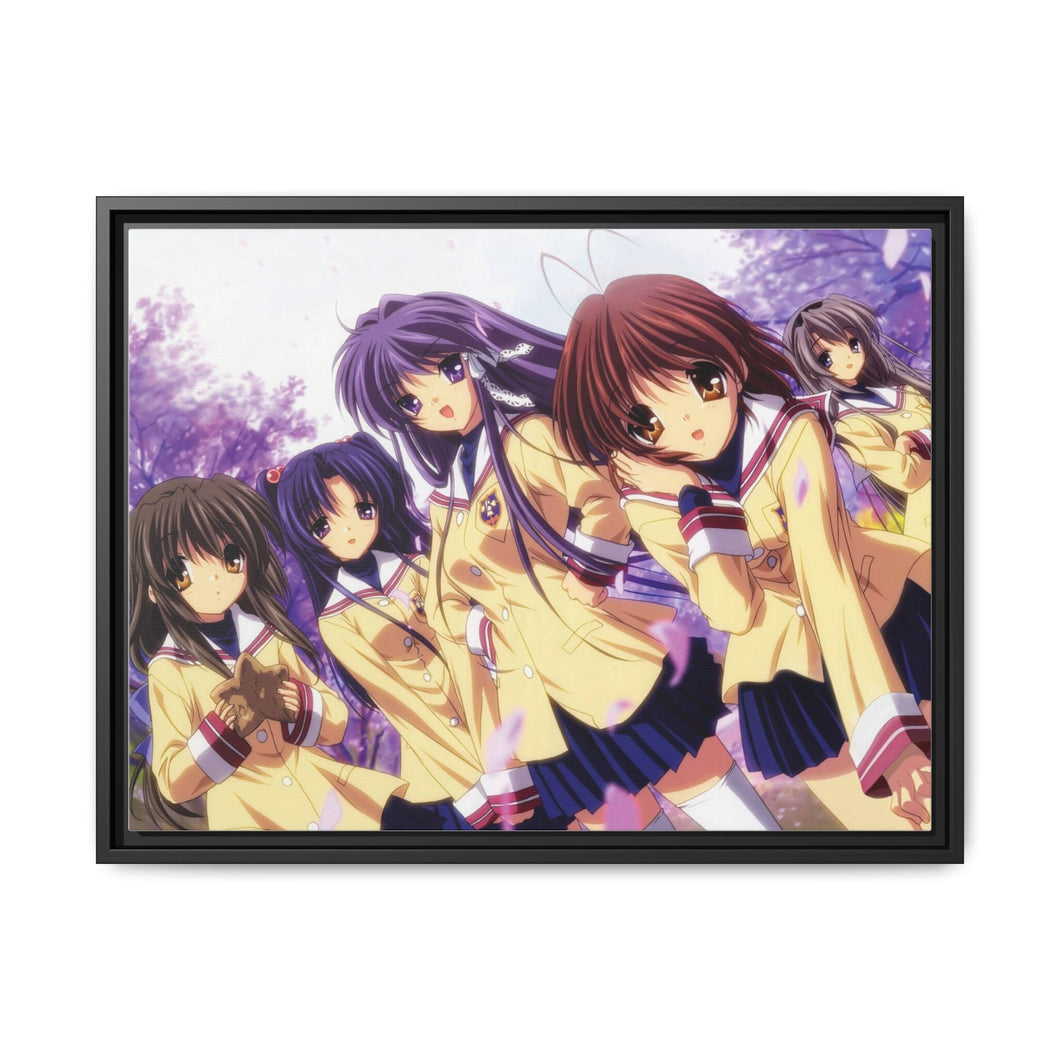Anime Clannad Canvas Framed Art Print