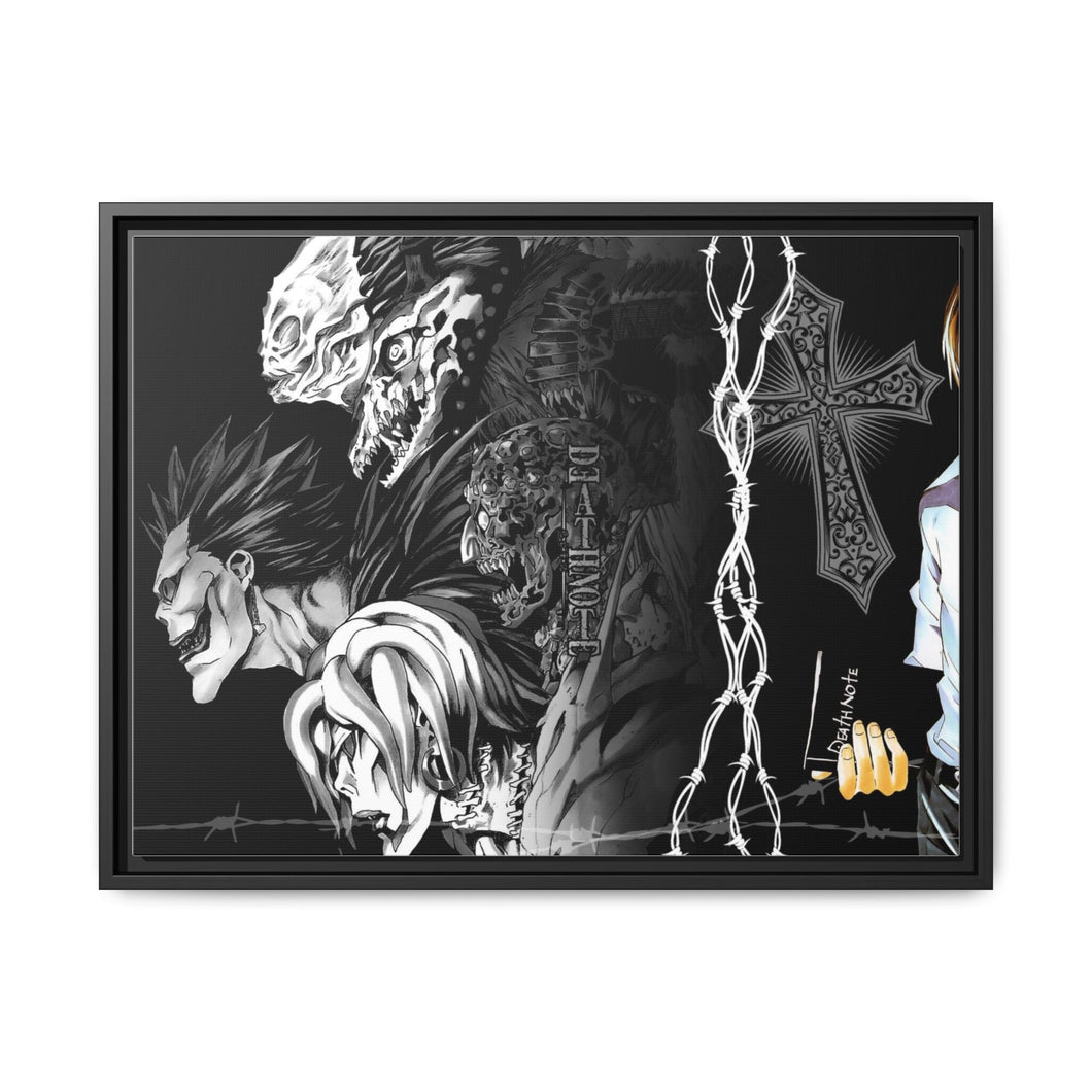 Light Yagami Canvas Framed Art Print