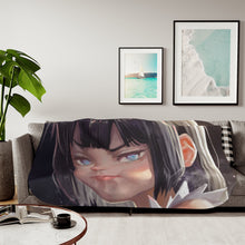 Load image into Gallery viewer, Is It Wrong To Try To Pick Up Girls In A Dungeon? Sherpa Blanket
