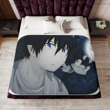 Load image into Gallery viewer, Rin Okumura and Kuro Sherpa Blanket
